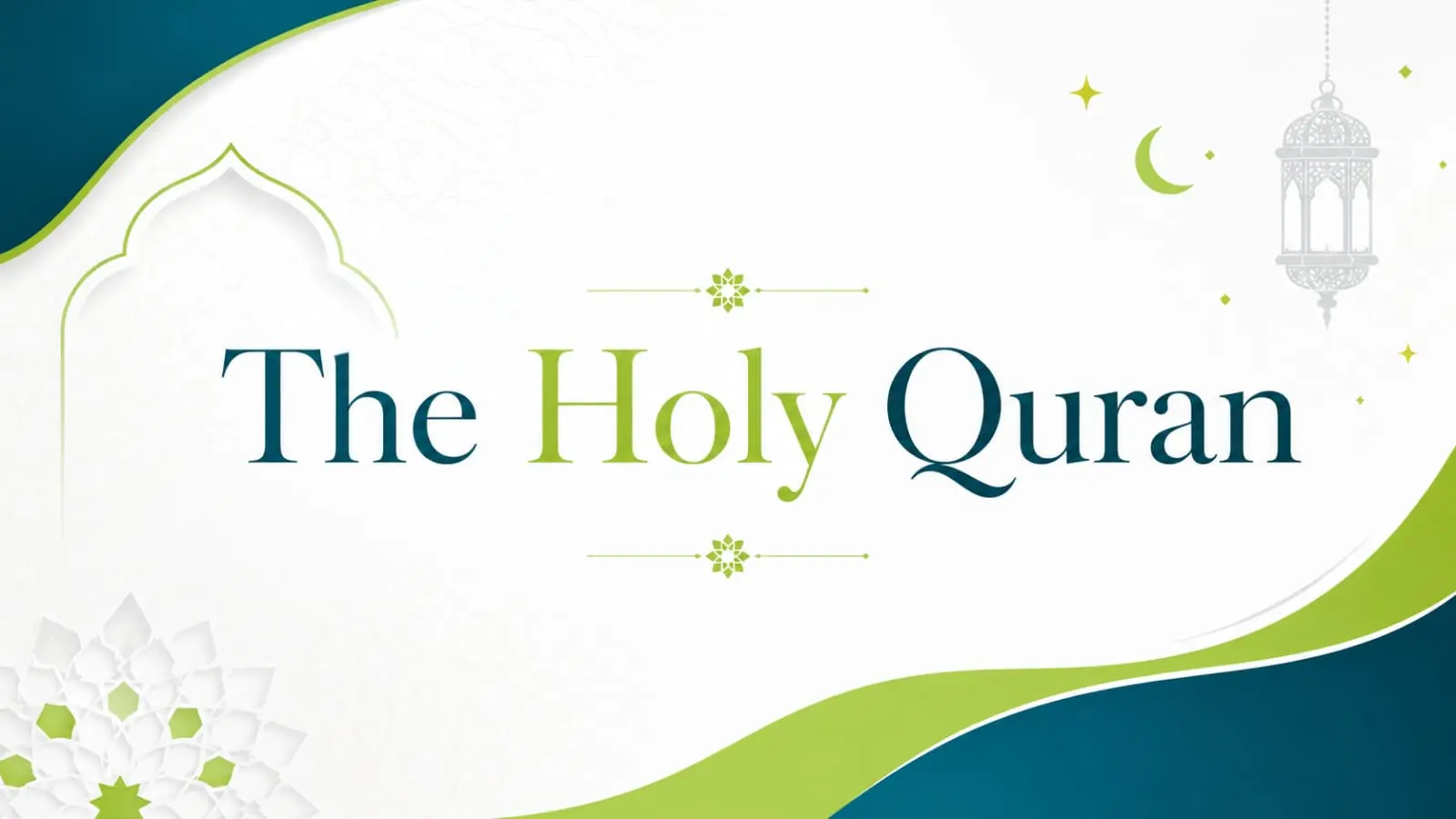 the Holy Quran