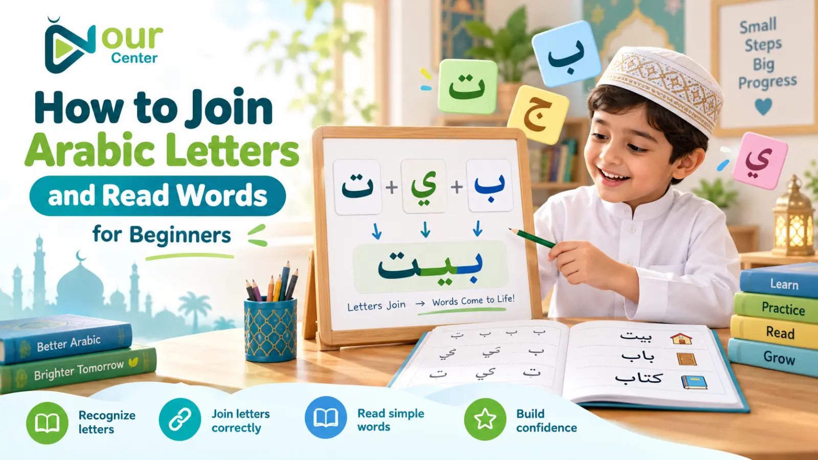 How to Join Arabic Letters and Read Words: A Beginner's Guide